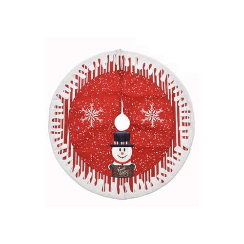 Year Creative Santa Xmas Tree Skirt Xmas Decor Floor Mat Cover Christmas Carpet - Picture 13 of 17