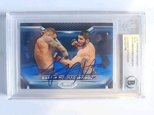 Khabib Nurmagomedov 2020 Topps Knockout Auto Signed Slabbed BAS Beckett 20/75