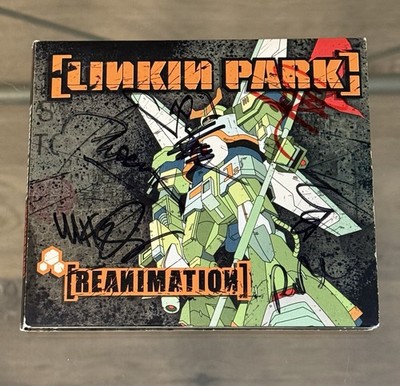LINKIN PARK Signed REANIMATION CD Cover X6 Chester Autographed JSA