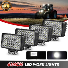 4x LED Tractor Work Lights 12v led Flood Light pods for Truck, Waterproof 4inch