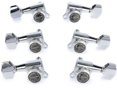 Gotoh SG381-07 MG-T Locking Tuners - 3+3, Chrome