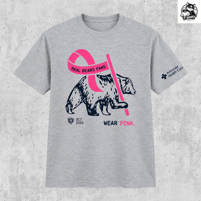 HOT!! Real Bears Fans Wear Pink 2026 Chi.ca.go Bears Football T-Shirt Fan Tee