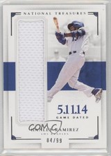 2016 Panini National Treasures Game Dated 4/99 Hanley Ramirez #GD-HR 5x8