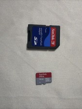 Sandisk Micro SD Card 16GB and Adapter