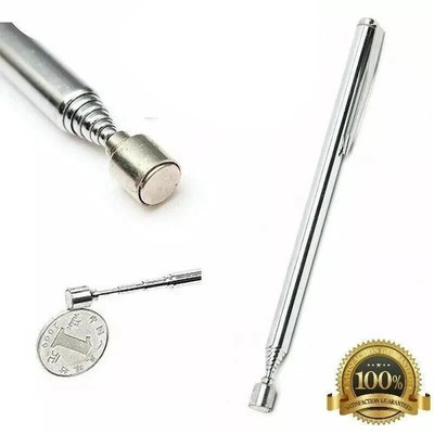 Portable Telescopic Magnetic Pick Up Rod Tool Stick Extending Magnet 25.6'' 1.5LB