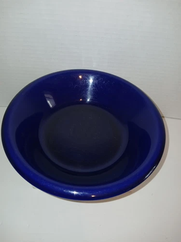 1  Vintage Gibson Bowl Soup Salad Cobalt Blue 8”