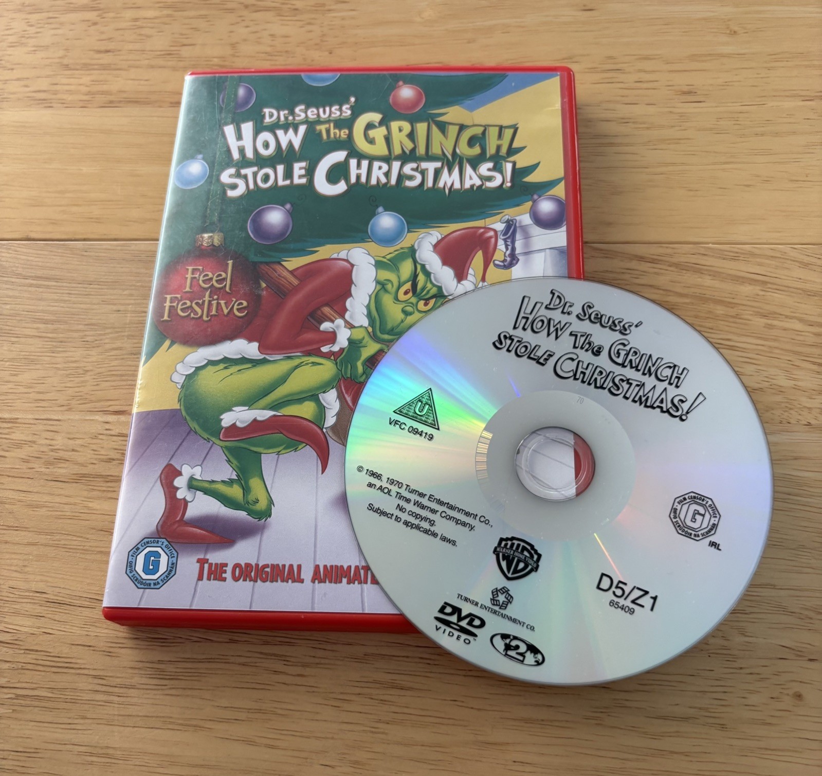 Dr Seuss How the Grinch Stole Christmas! Original Animated DVD