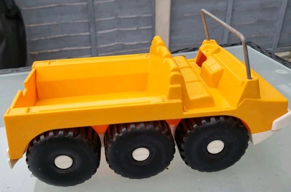 Camión Jeep Anfibio MOB Superjouet Naranja De Colección Años 70 Hecho en Francia  Foto 3 de 4