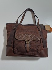 Borsa Timberland A Spalla Shopping Marrone Borsa con zip In Pelle E Stoffa
