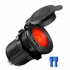 12v Waterproof Car Motorcycle Boat Cigarette Lighter Socket Power Plug Outlet