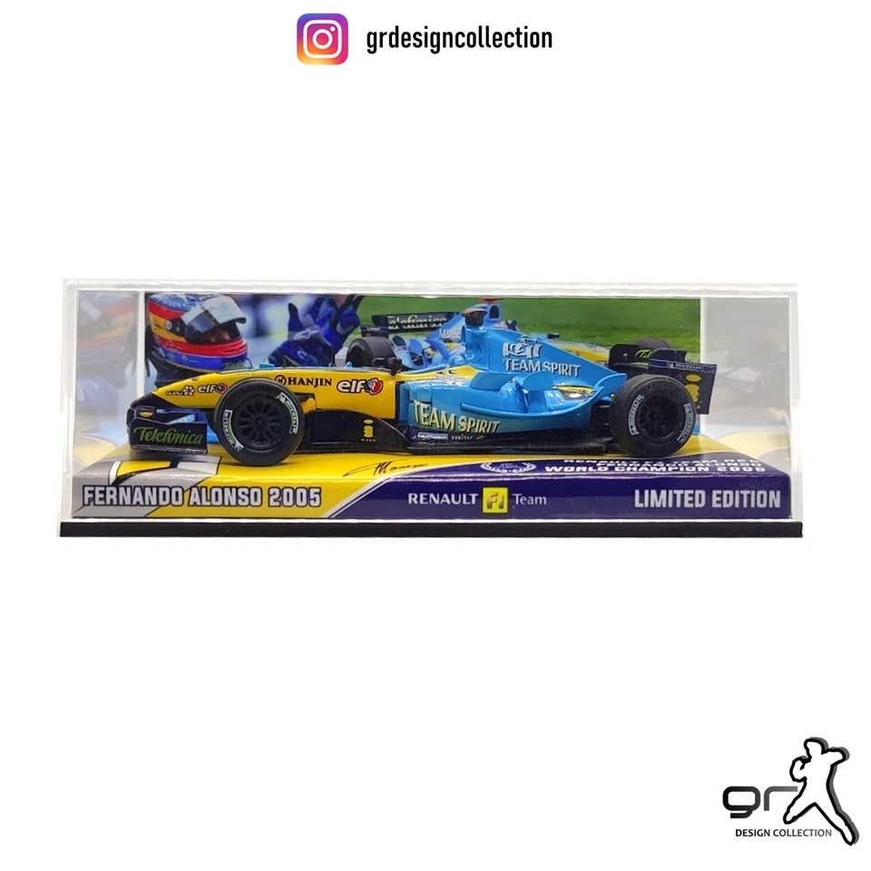 Fernando Alonso - Renault R25 - F1 World Champion 2005 / Altaya - IXO / 1:43 - Immagine 2 di 4