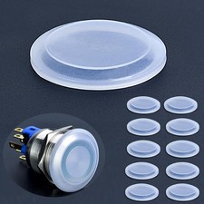 10Pcs Metal Push Button Switch Cover Silicone 22mm