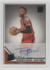 2019 Panini Clearly Donruss Rated Rookie Green 14/25 Terence Davis II Auto ms9