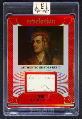 Lord Byron 2025 Eternal Revelation #/D 02/25 Relic Authentic Cut Patch Card LQQK
