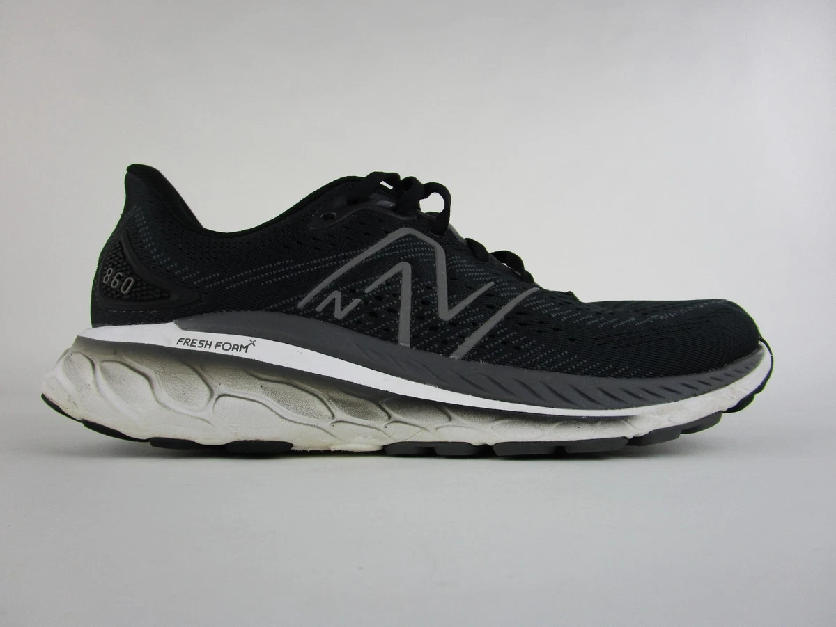 New Balance Fresh Foam X 860v13 Mens 13 4E Extra Wide Black White M860K13 New Balance Fresh Foam X 860v13 Black Magnet for Sale  main image 3