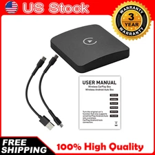 Wireless CarPlay Converter Box Android Auto Adapter Black US