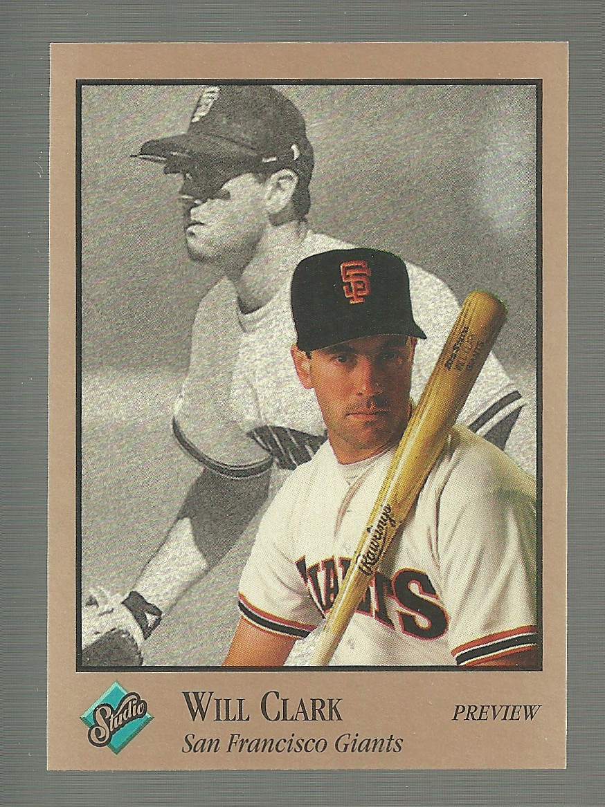 Will Clark 1992 Studio Preview Card 11