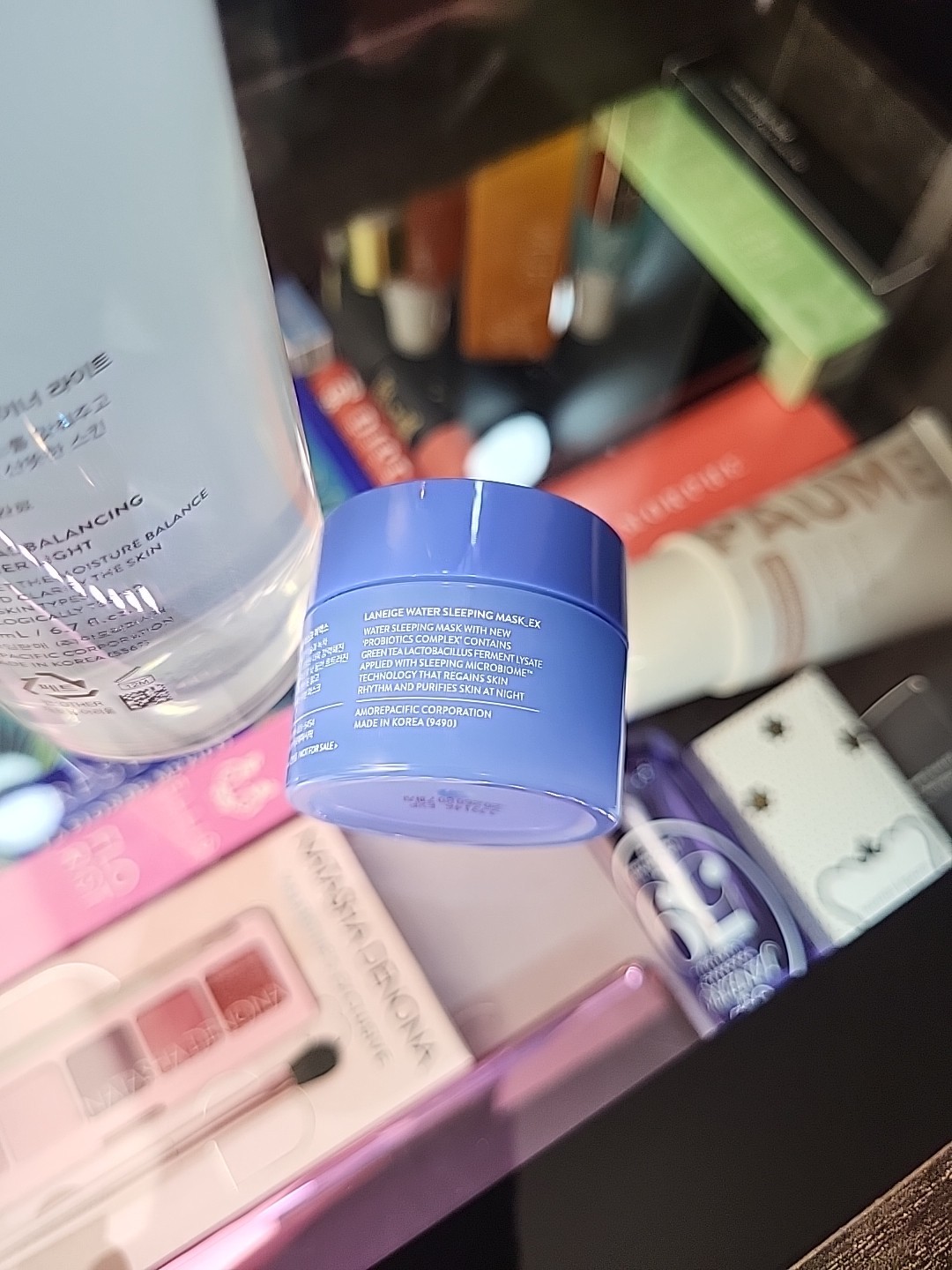LANEIGE Water Sleeping Mask & Essential Balancing Skin Refiner Moisturer 200ml 