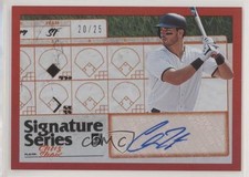 2019 Panini Donruss Signature Series Red 20/25 Chris Shaw #SS-CS Auto uk2