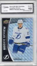2014-15 Upper Deck Overtime Rookie Review Jonathan Drouin #RRC-14 GMA 10 Gem
