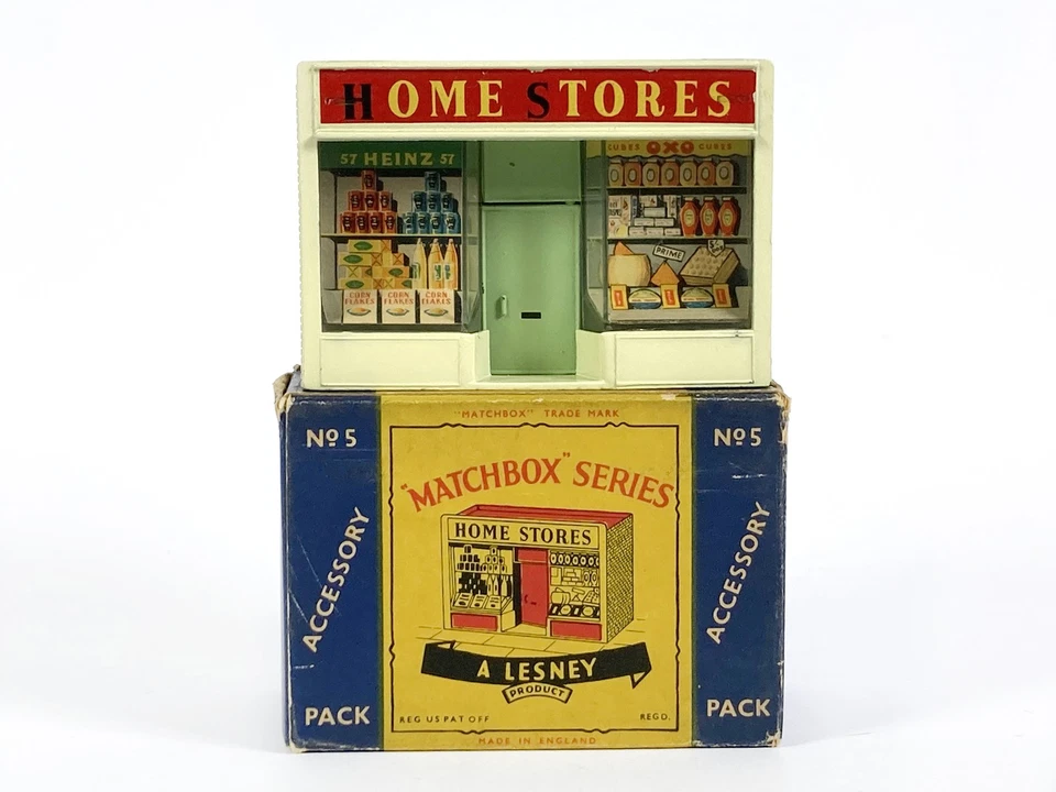 Lotto 8178 Matchbox A-5 Confezione Accessori Doppio Fronte Home Store + Confezione Originale, 1961-63 - Immagine 2 di 4