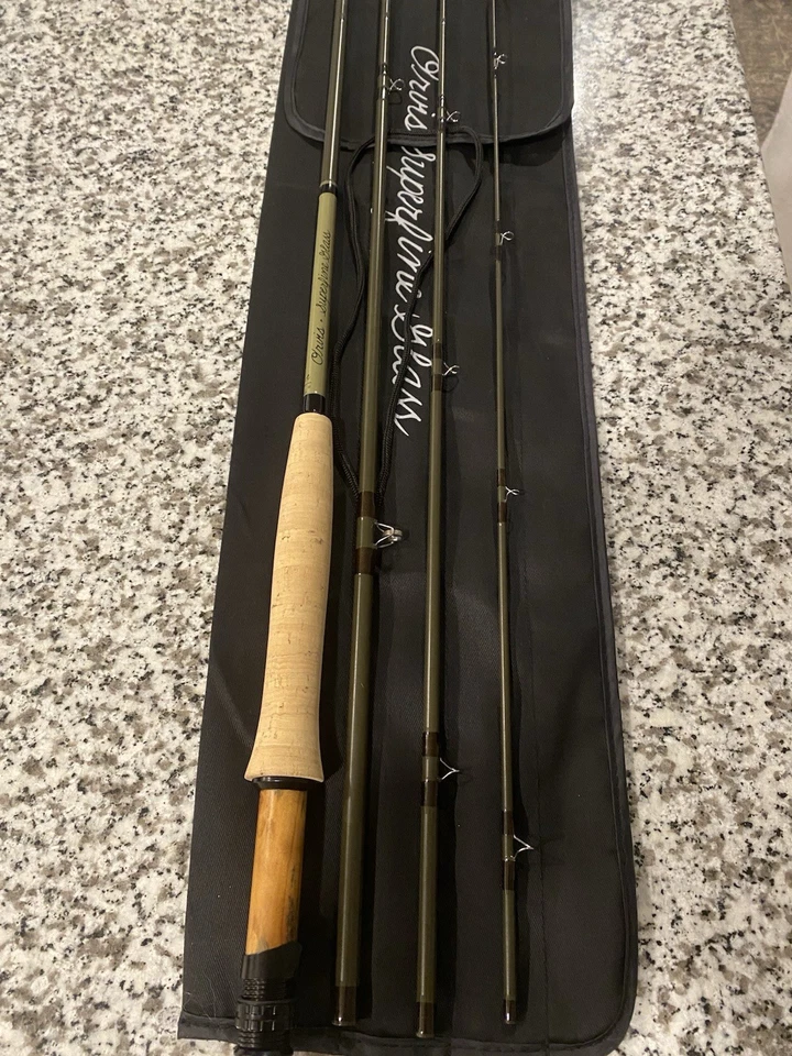 Caña de mosca Orvis Superfine Glass 7’6” 4wt con carrete de mosca Orvis Hydros II (3-5wt) Foto 3 de 4