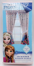 Disney Frozen Microfiber Window Panels Kids Curtains Pink 82"x63"
