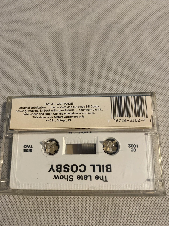 BILL COSBY LATE SHOW LIVE VOLUME II CASSETTE 1987 Live At Lake Tahoe Foto 2 de 4