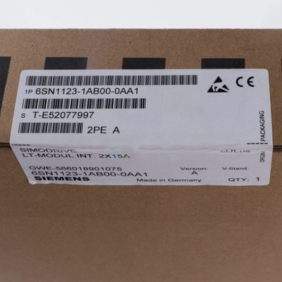 6SN1123-1AB00-0AA1 1PC NEU SIEMENS SIMODRIVE 611 Power Module 6SN1123-1AB00-0AA1