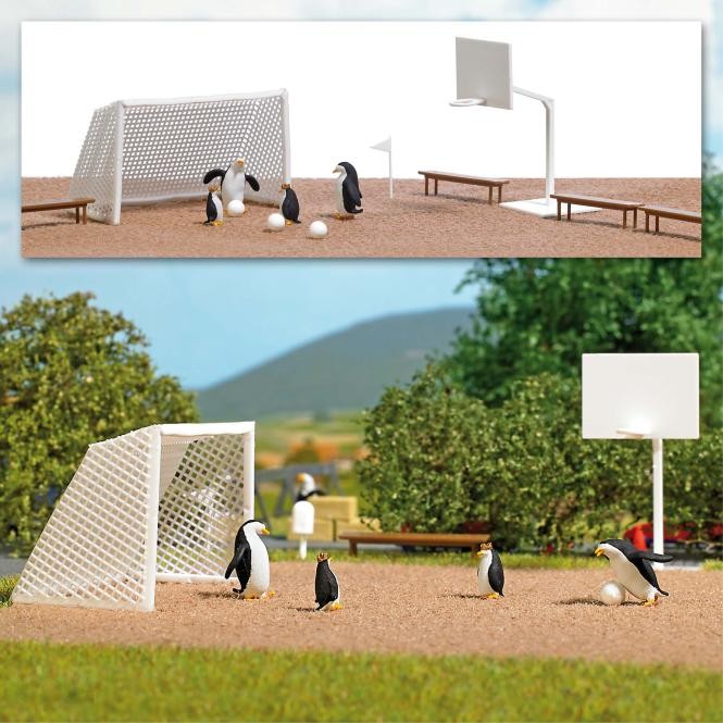 Busch A-Set: Pinguine Ballspiel H0 7926