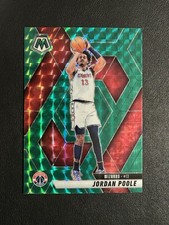 2024-25 Panini Mosaic #197 Jordan Poole Green Mosaic Prizm