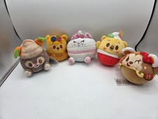Disney Parks Munchlings Plush Pooh Minnie Thumper Marie Lot Of 5
