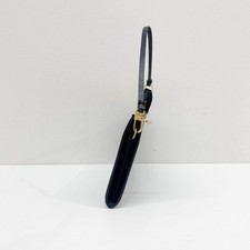 LOUIS VUITTON Pochette Accessoire Epi Black Leather Handle Bag