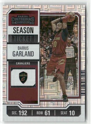 Darius Garland 2023-24 Panini Contenders Hobby Season Ticket Cleveland Cavaliers