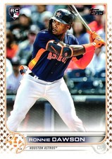 2022 Topps #231b Ronnie Dawson Gold Stars RC