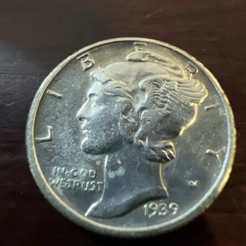 1939 D Mercury Dime In Brilliant Uncirculated Condition Z-76