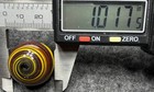 Handmade Marble Gold Lutz ( Corkscrew - Spiral ) 1 Inch +-  (S20) — photo 5