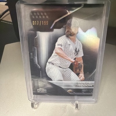 2026 Topps Chrome Black Carlos Rodon #165 Refractor /199 New York Yankees