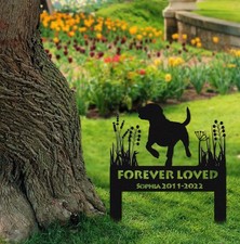 Personalized Labrador Retriever Memorial Stake, Pet Grave Marker Sign