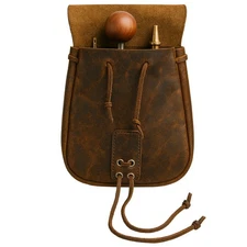 Muzzle-Loaders Leather Bush-Craft/Shooting Bag - MZ1203