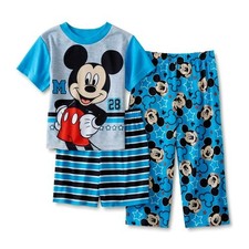 Boys 3 Piece Pajama Set Mickey Mouse Size 2T NEW