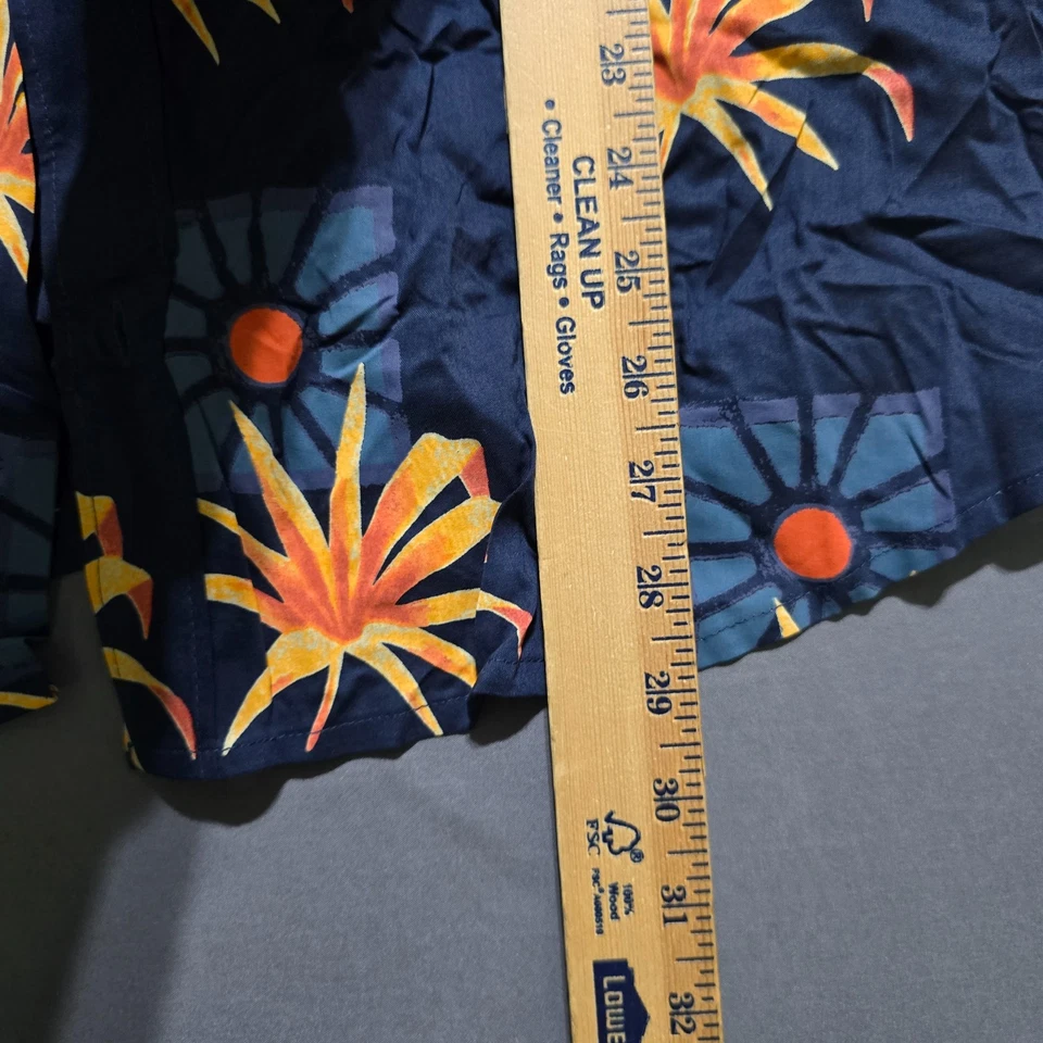 Camisa Billabong Para Hombre Clásica Domingos Tejida Manga Corta Grande Hawaiana Tropical Foto 2 de 4