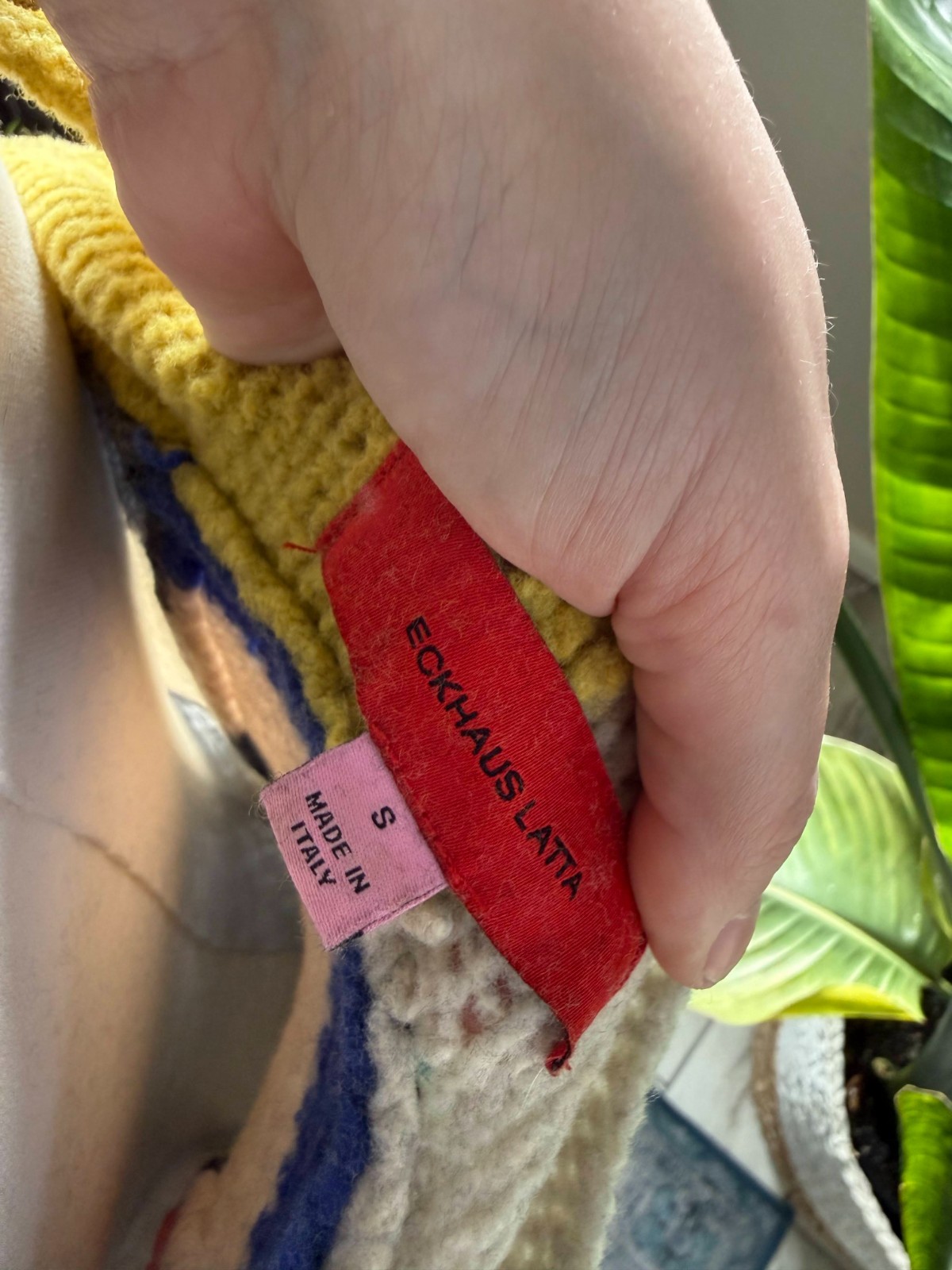 Eckhaus Latta Multi-Colored Patchwork Wool Dress … - image 3