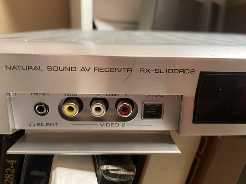 Yamaha RX-SL100RDS Receiver Natural Sound With Speakers And Manual - Picture 4 of 9