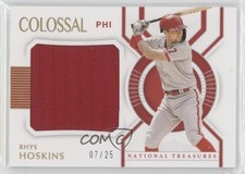 2021 National Treasures Colossal Materials Holo Gold 7/25 Rhys Hoskins o7m