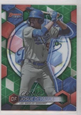 2023 Bowman's Best Top Prospects Green Refractor 65/99 Josue De Paula #TP-17 1j2
