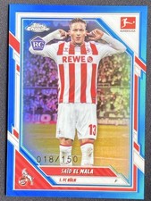 Said El Mala 2025-26 Topps Chrome Bundesliga Blue Refractor Base RC /150 #50