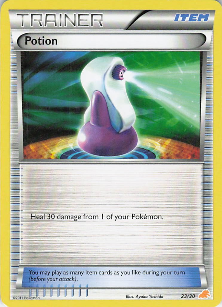 Potion (#23) Common BW Trainer Kit: Excadrill & Zoroark 23/30 LP