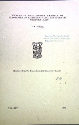'Unnear' - A Rodnorshire Example of Plagiarism on eighteenth and nineteenth cent