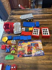 Lego Duplo Spider-Man Lot 10607 Bike and 10608 Spider Truck Adventure Complete